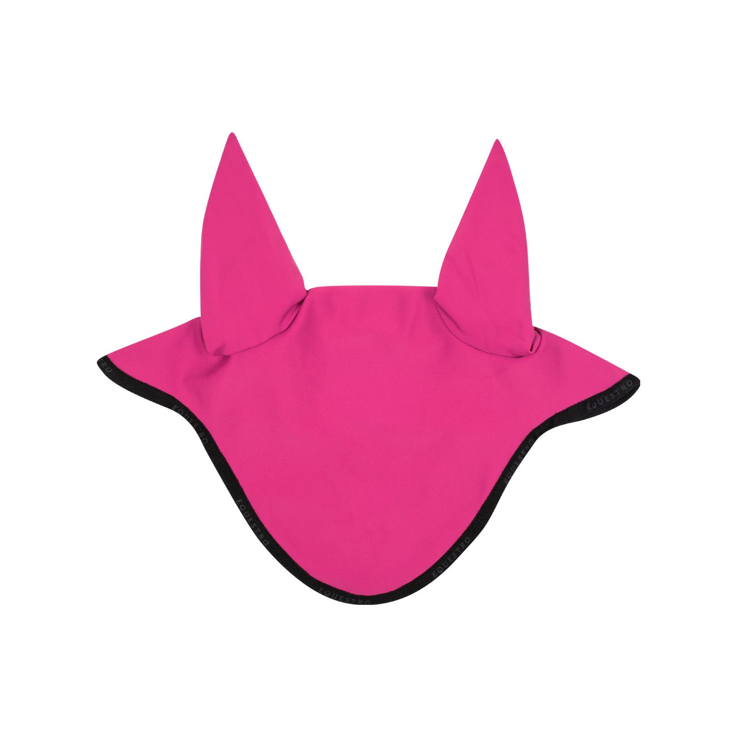 Gorra para caballo de tejido técnico Equestro - Fucsia/Black