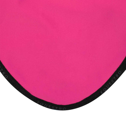 Gorra para caballo de tejido técnico Equestro - Fucsia/Black
