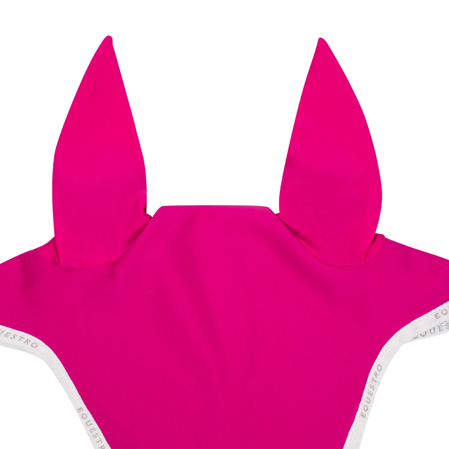 Gorra para caballo de tejido técnico Equestro - Fucsia/White