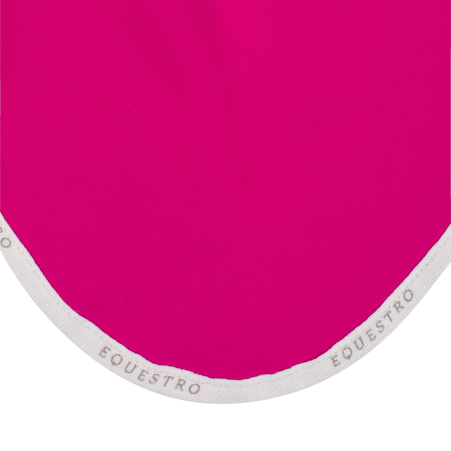 Gorra para caballo de tejido técnico Equestro - Fucsia/White