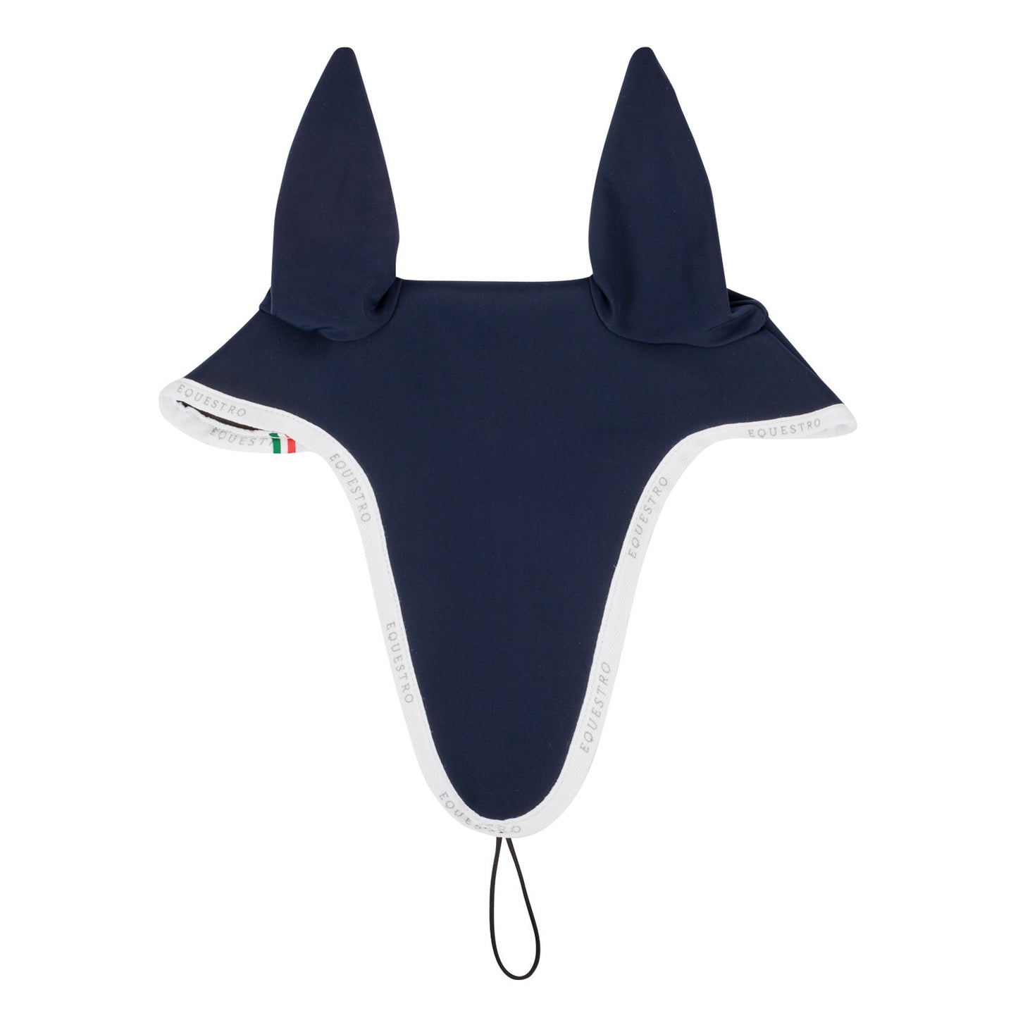 Gorro para caballo en tejido técnico con cordón en la muserola Equestro - Navy/White