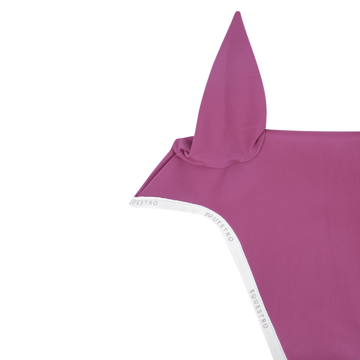 Gorro para caballo en tejido técnico con cordón en la muserola Equestro - Pink/White
