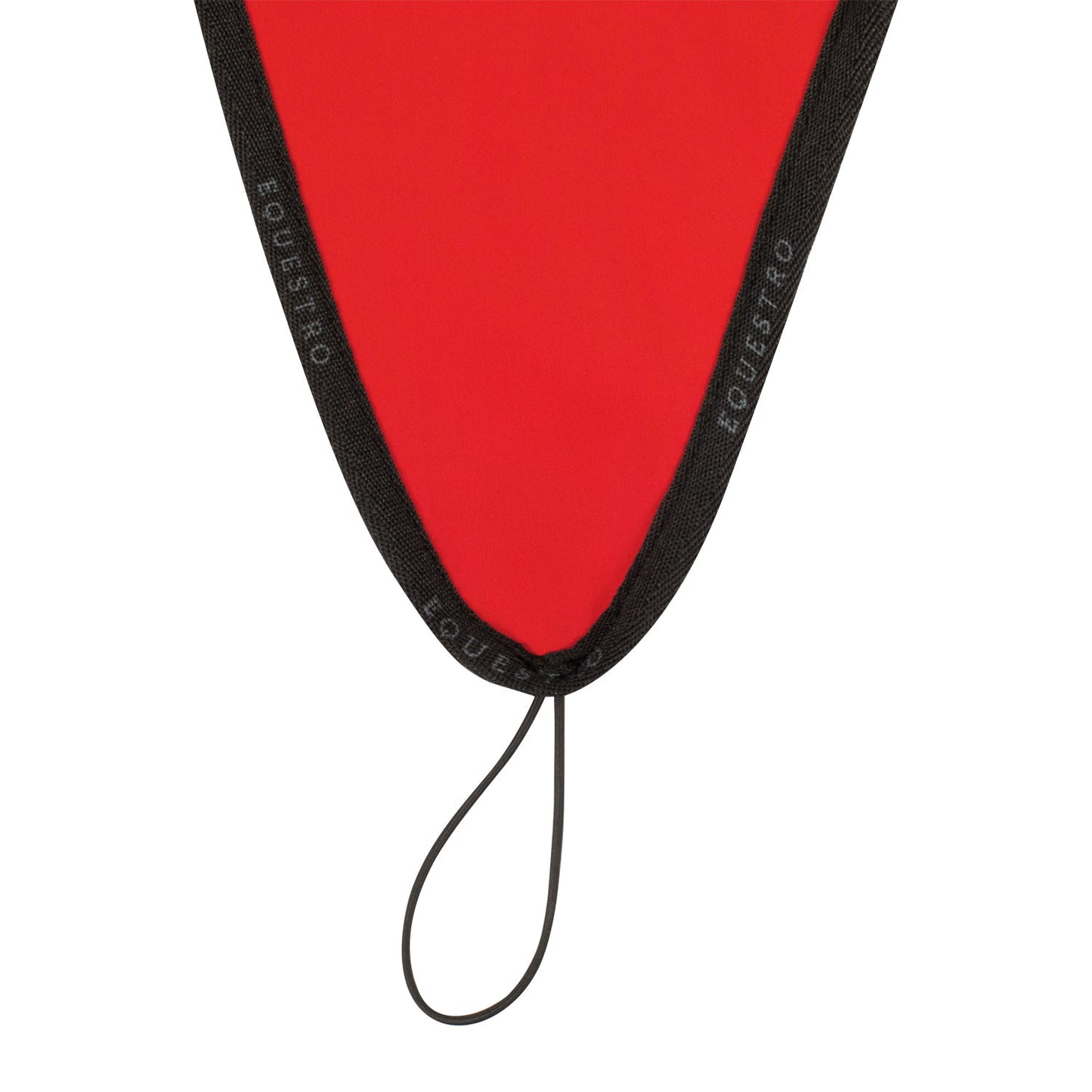 Gorro para caballo en tejido técnico con cordón en la muserola Equestro - Poppy Red (17-1664)/Black