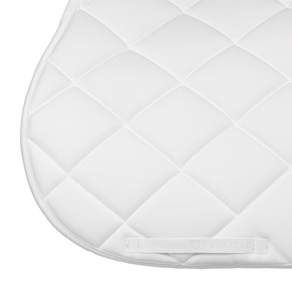 Mantilla de salto de tela técnica con logo en strass Equestro - Blanco