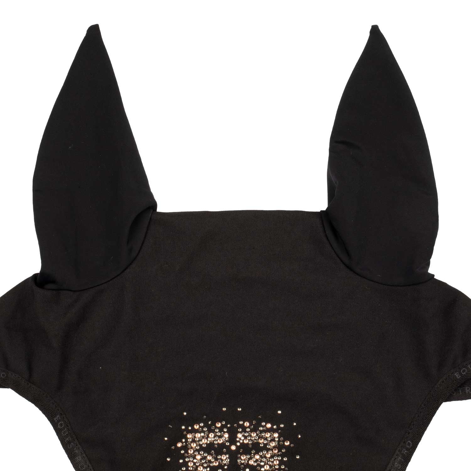 Gorro de tela técnica con logo brillante Equestro - Negro