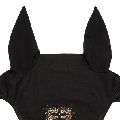 Gorro de tela técnica con logo brillante Equestro - Negro