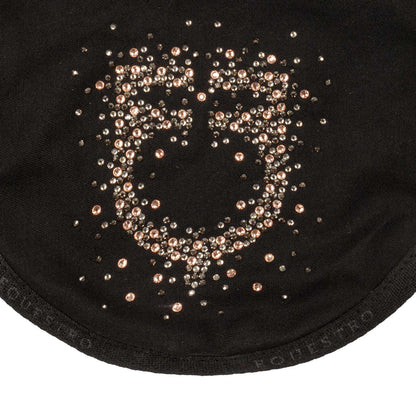 Gorro de tela técnica con logo brillante Equestro - Negro