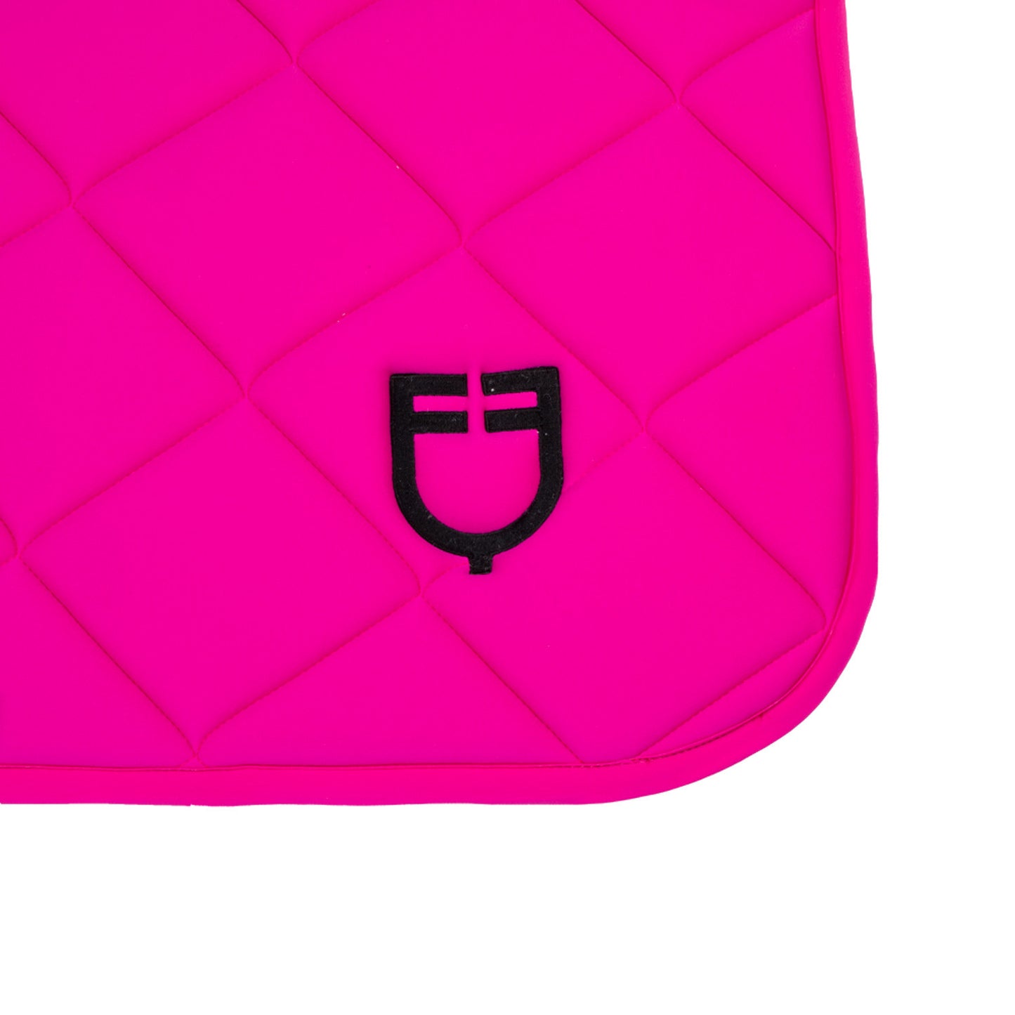 Salvapancera de salto GP acolchado con interior de panel de abeja Equestro - Fucsia/Black