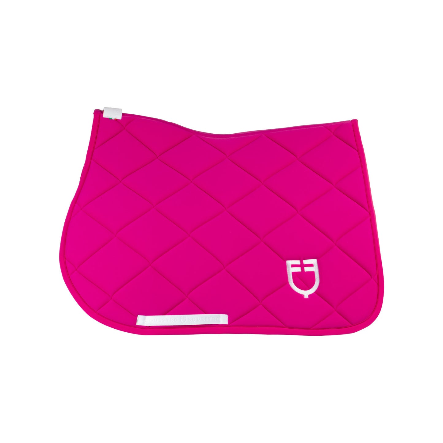 Salvapancera de salto GP acolchado con interior de panel de abeja Equestro - Fucsia/White