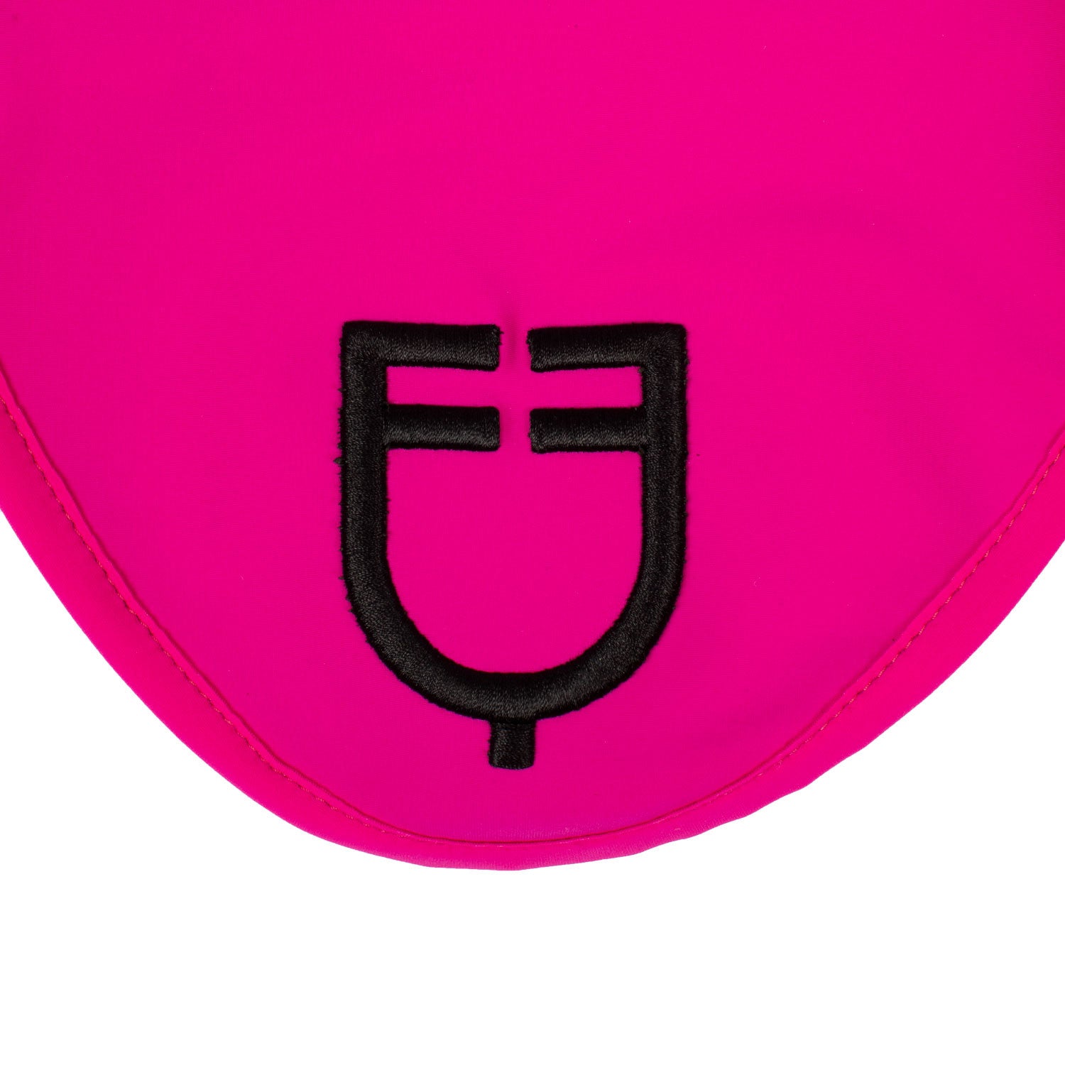 Gorro de tela técnica con logo Equestro - Fucsia/Black