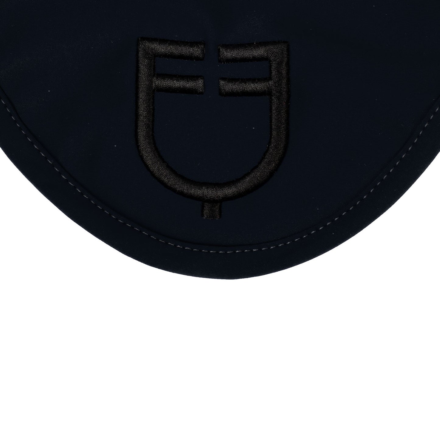 Gorro de tela técnica con logo Equestro - Navy/Black