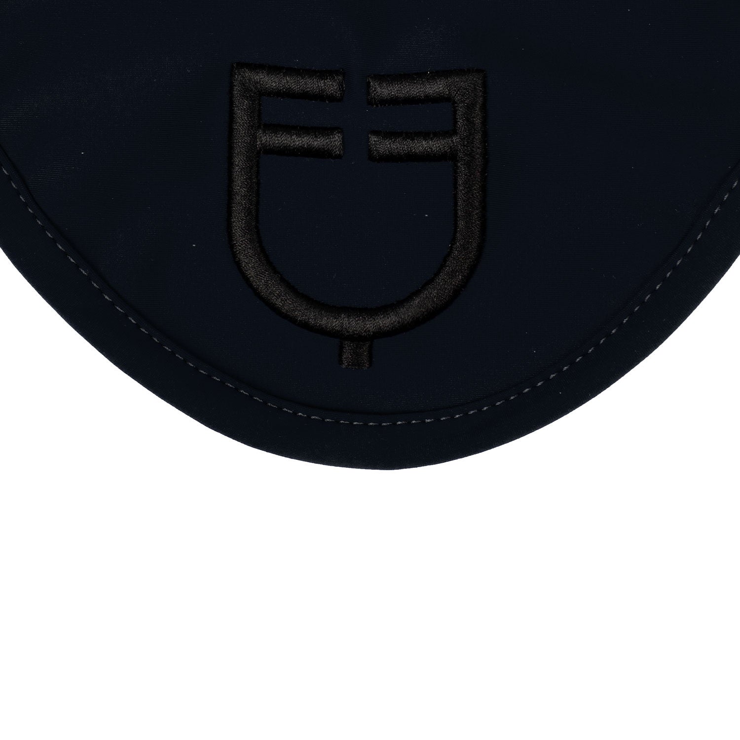 Gorro de tela técnica con logo Equestro - Navy/Black