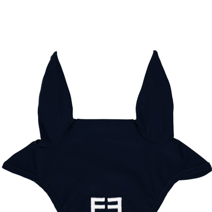 Gorro de tela técnica con logo Equestro - Navy/White