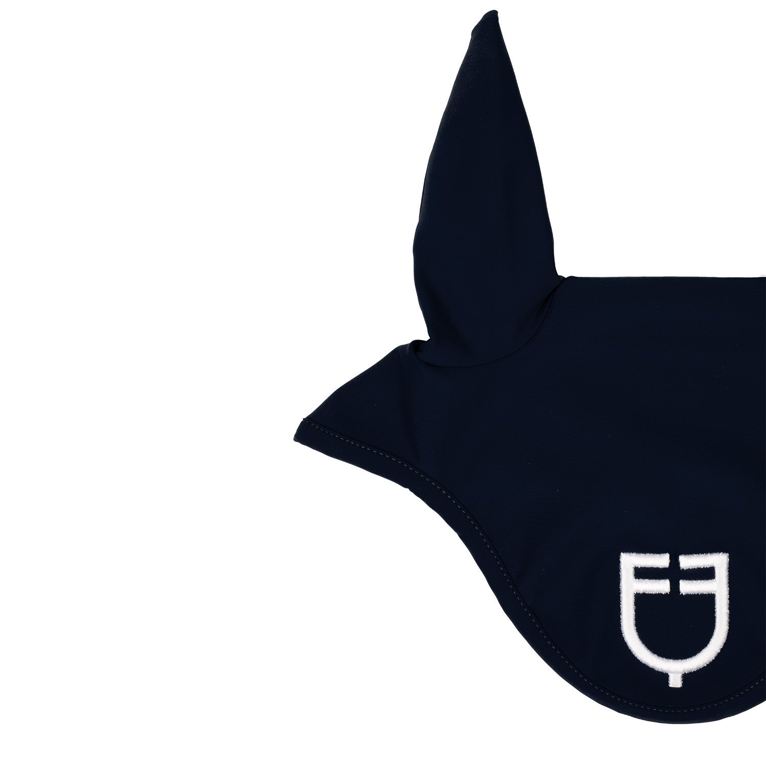 Gorro de tela técnica con logo Equestro - Navy/White