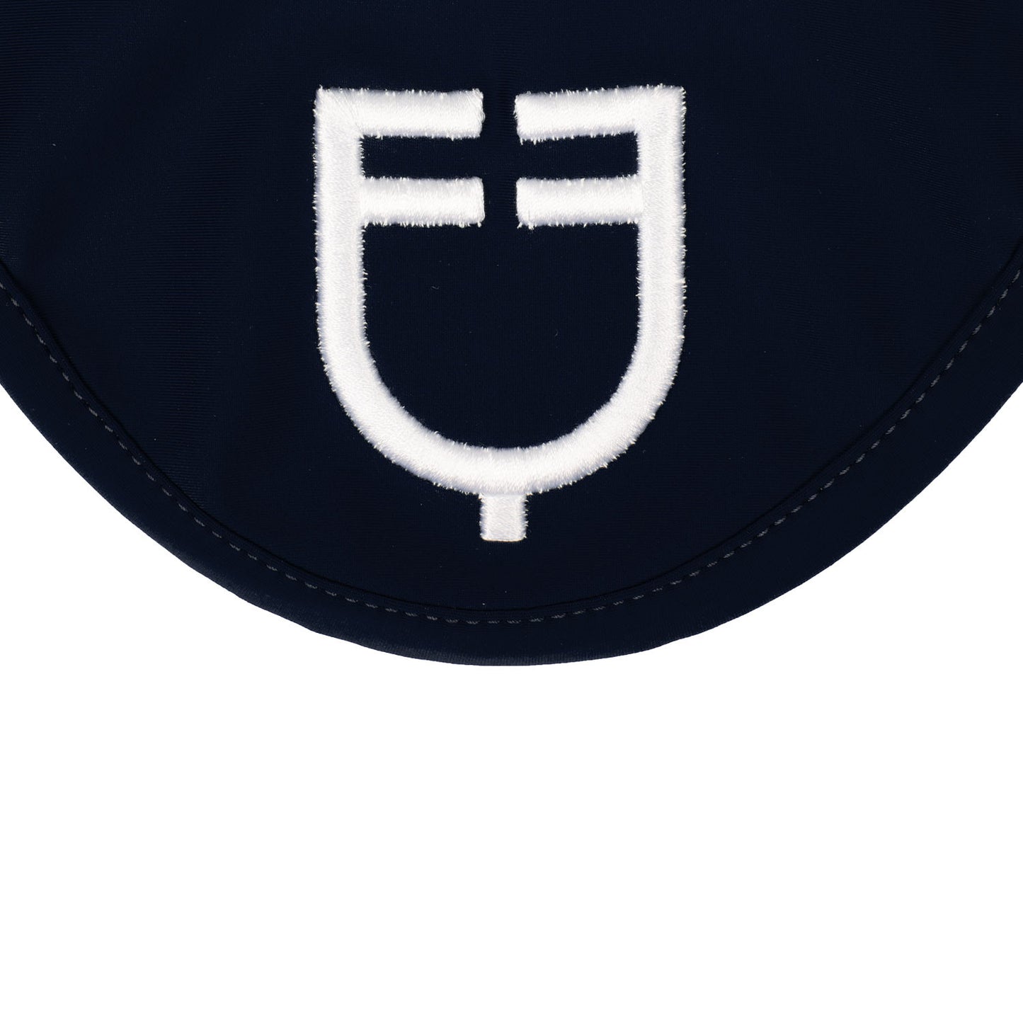Gorro de tela técnica con logo Equestro - Navy/White