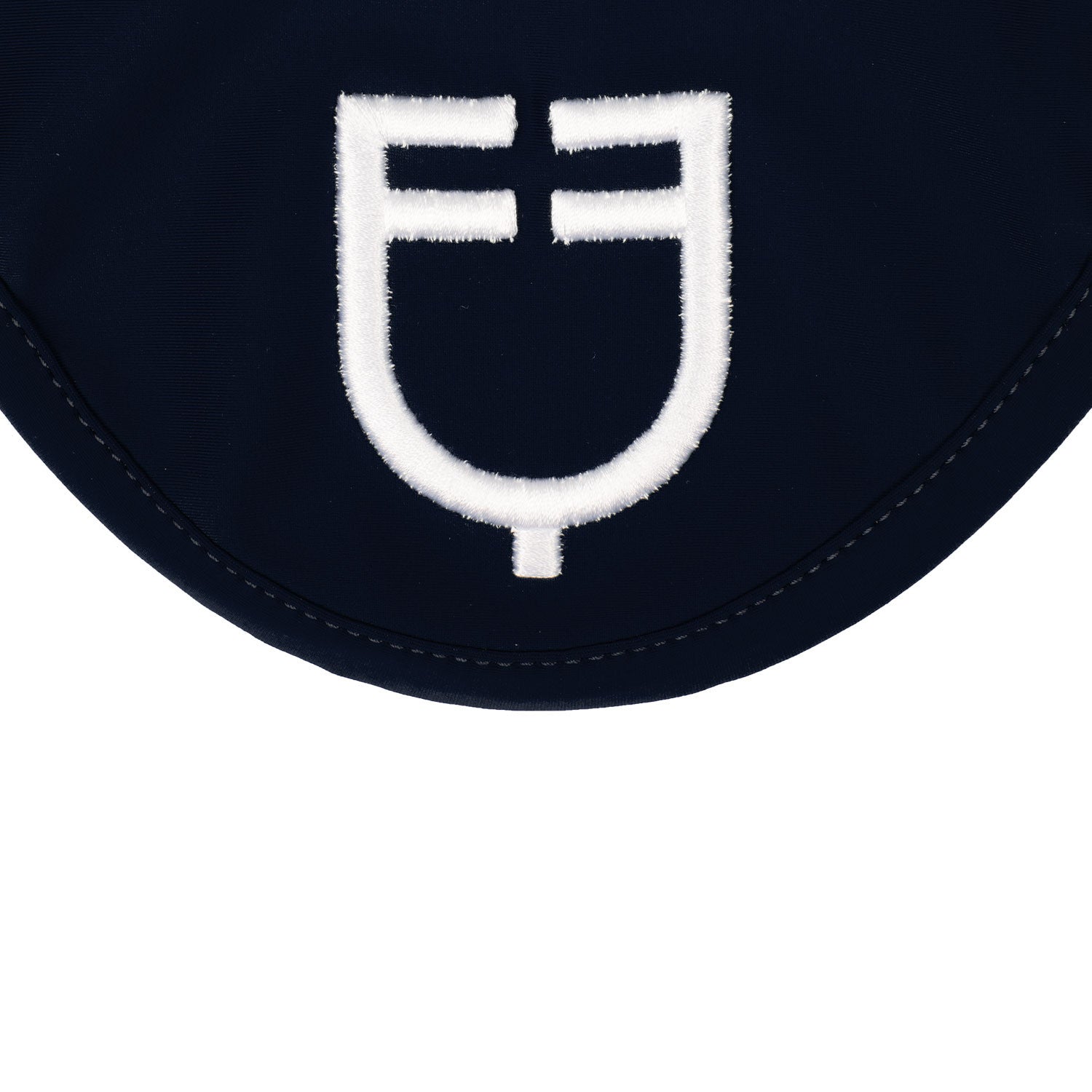 Gorro de tela técnica con logo Equestro - Navy/White