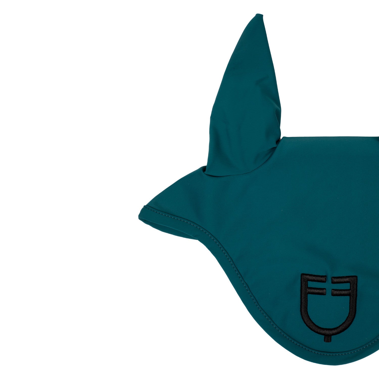 Gorro de tela técnica con logo Equestro - Petrol/Black