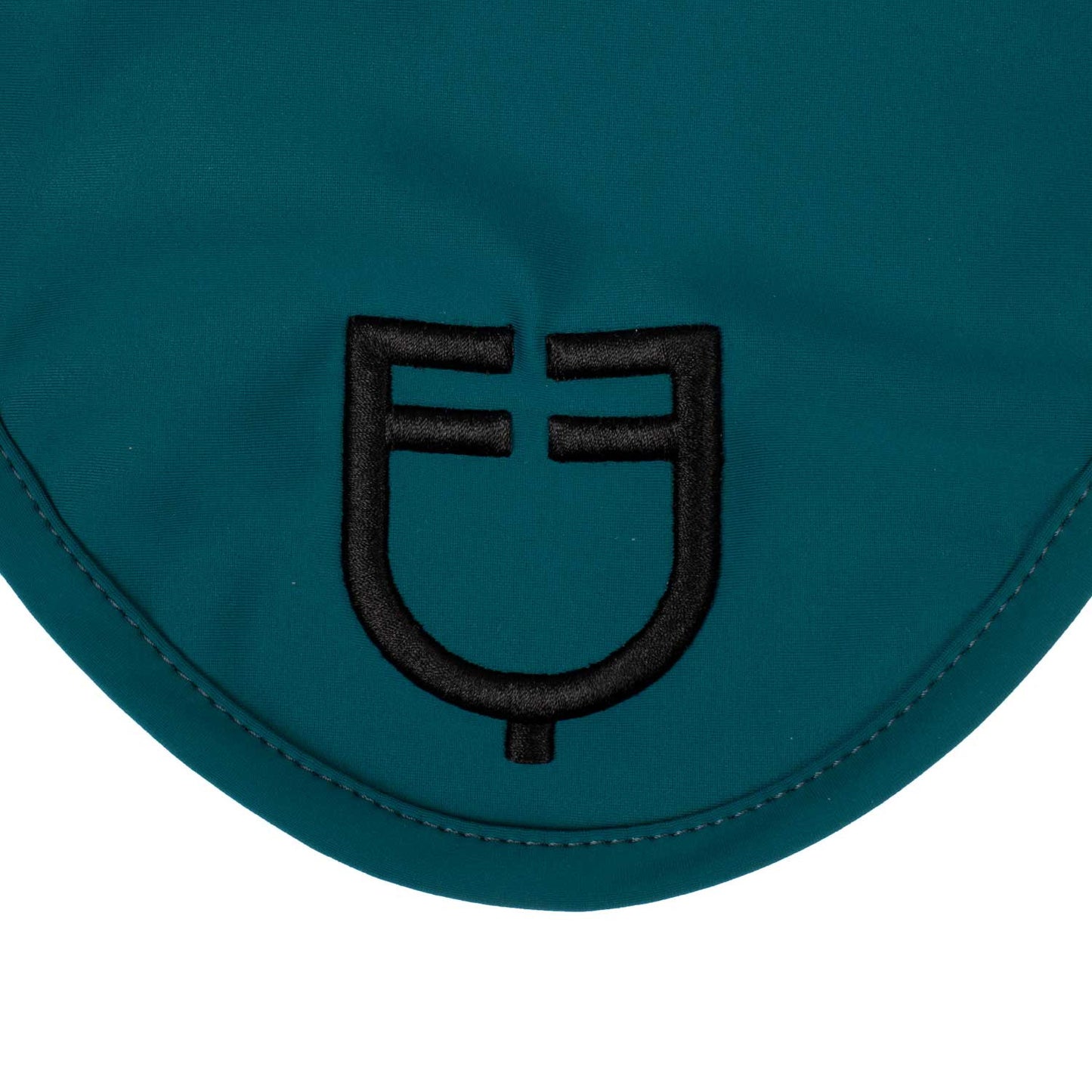 Gorro de tela técnica con logo Equestro - Petrol/Black