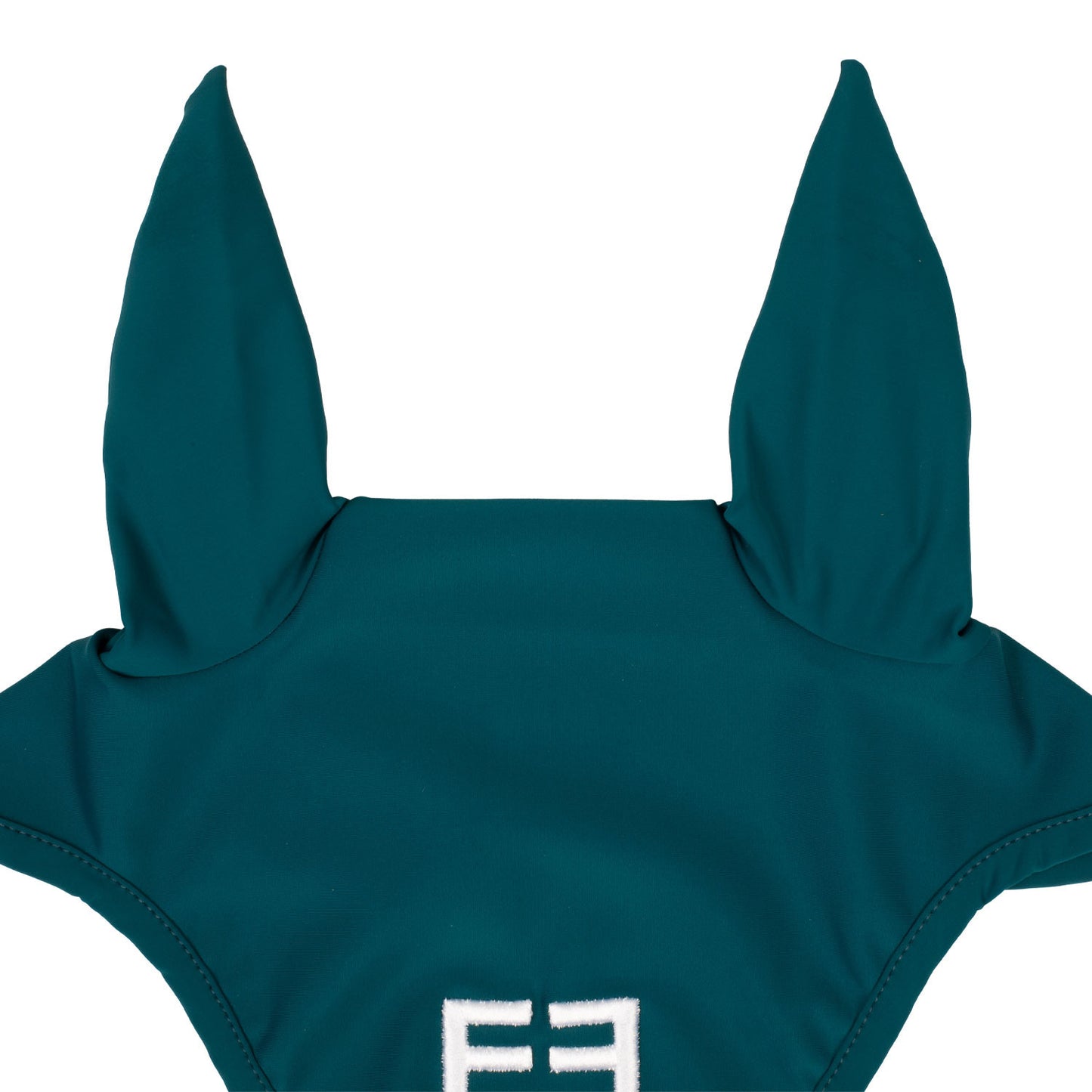 Gorro de tela técnica con logo Equestro - Petrol/White
