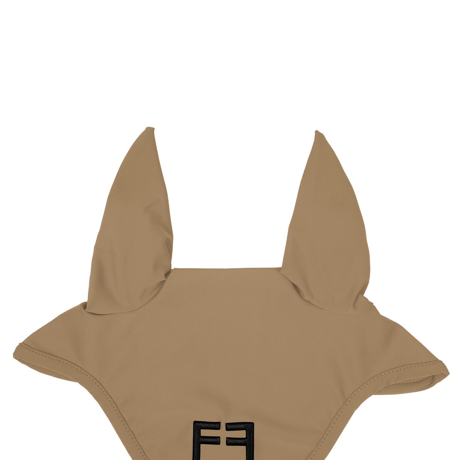 Gorro de tela técnica con logo Equestro - Sand/Black