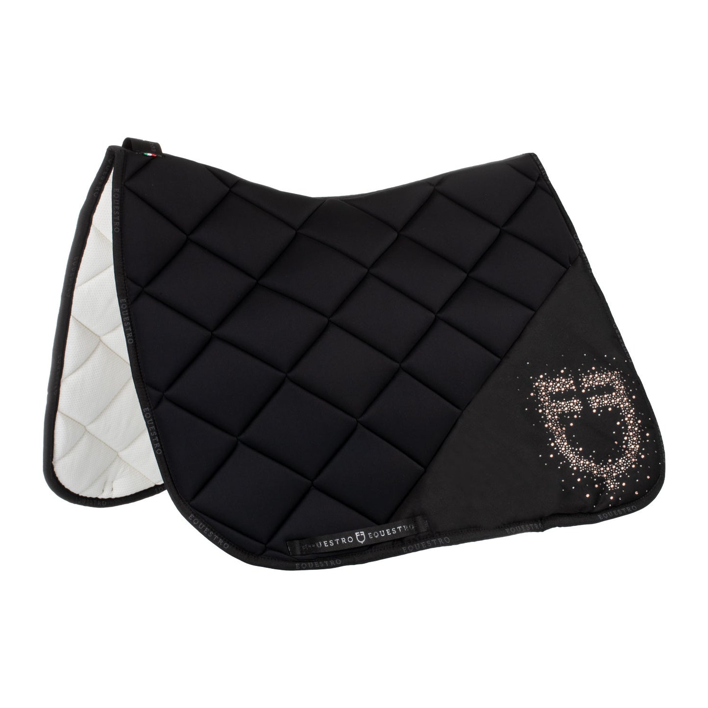 Manta de doma en tejido técnico con logo de strass Equestro