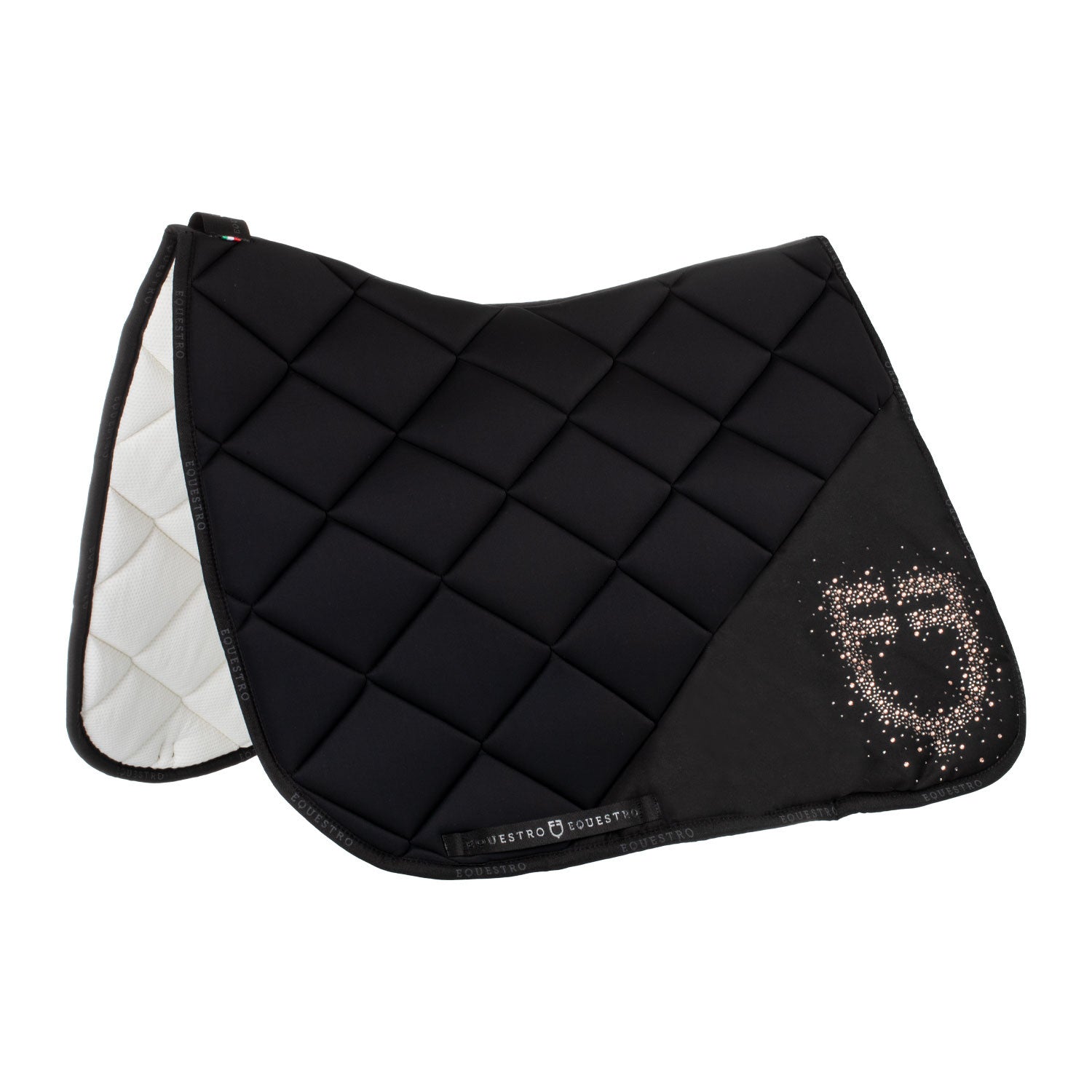 Manta de doma en tejido técnico con logo de strass Equestro