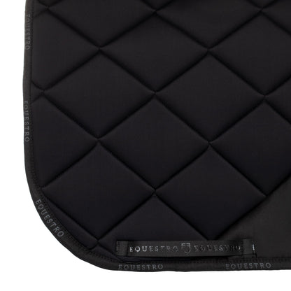 Manta de doma en tejido técnico con logo de strass Equestro - Negro
