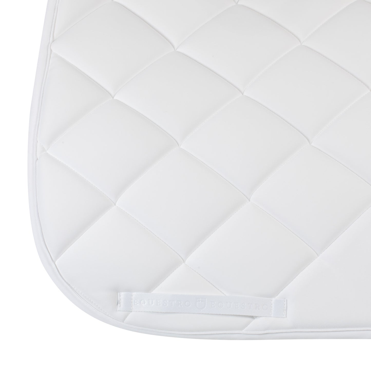 Manta de doma en tejido técnico con logo de strass Equestro - Blanco