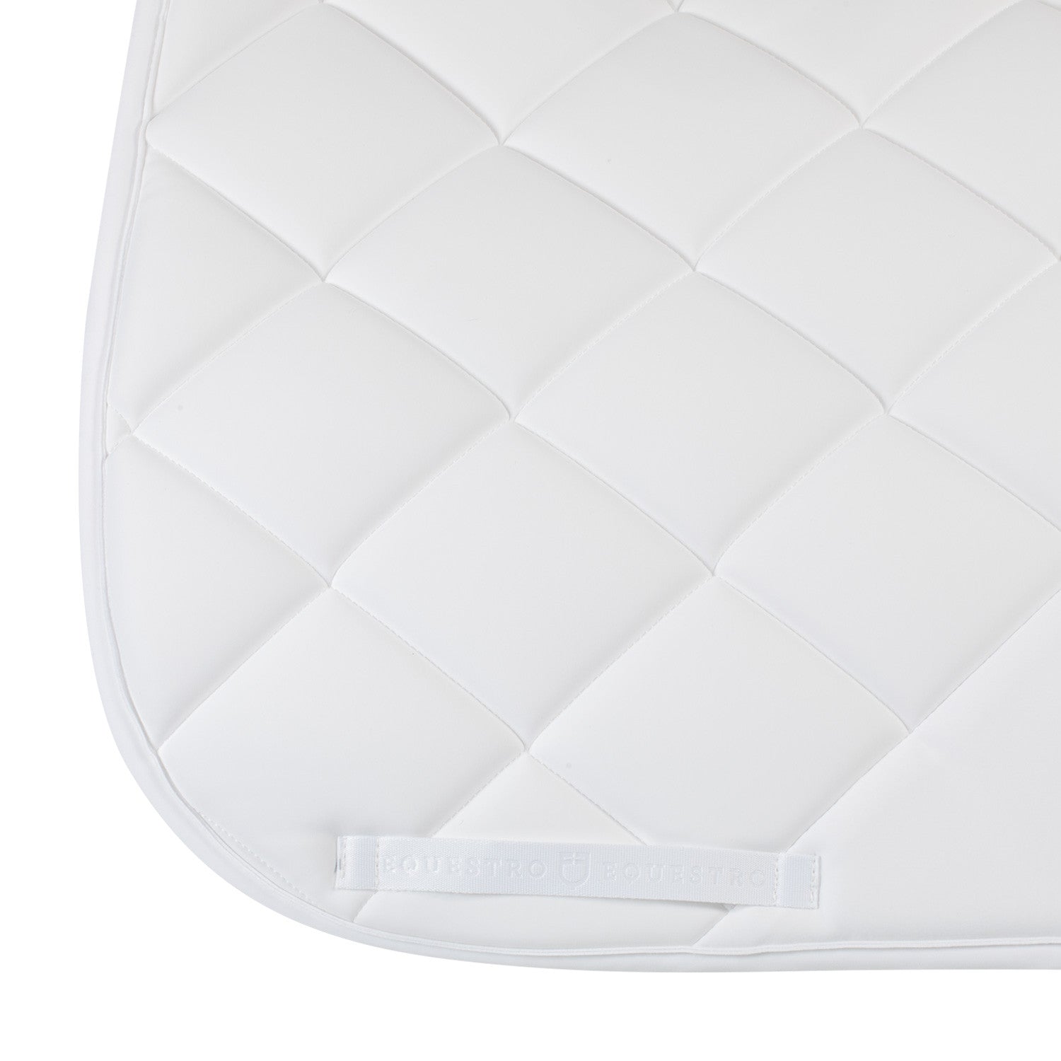 Manta de doma en tejido técnico con logo de strass Equestro - Blanco