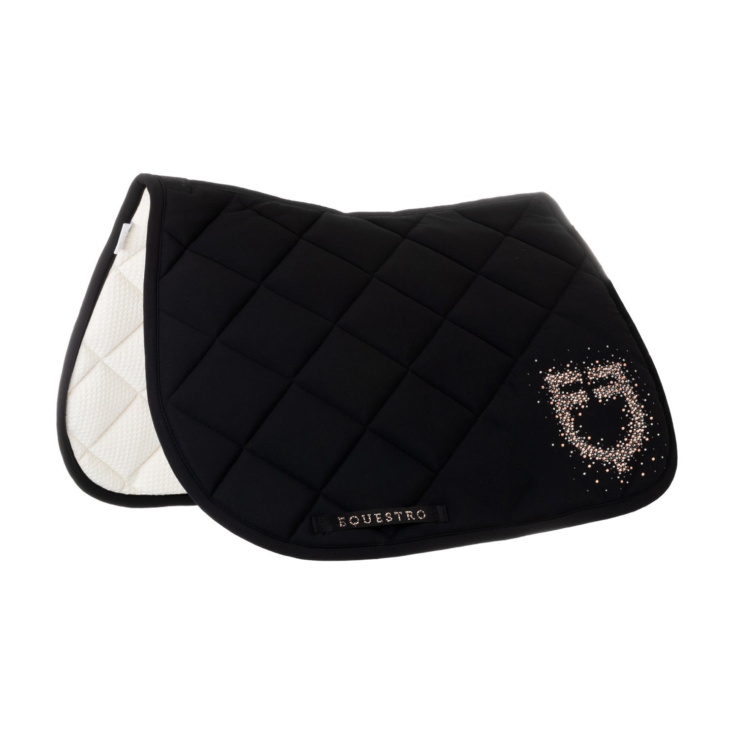 Sudadera para montar en tejido técnico con logo de strass Equestro