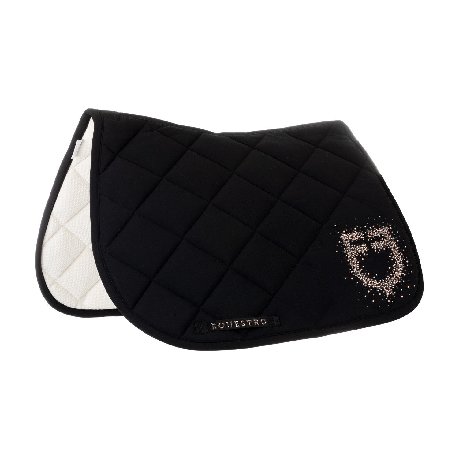 Sudadera para montar en tejido técnico con logo de strass Equestro