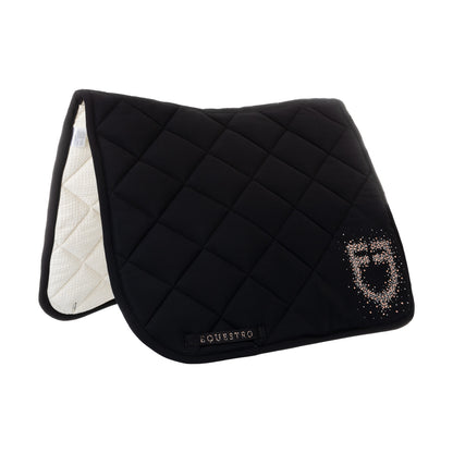 Sudadera de doma en tejido técnico con logo de strass Equestro