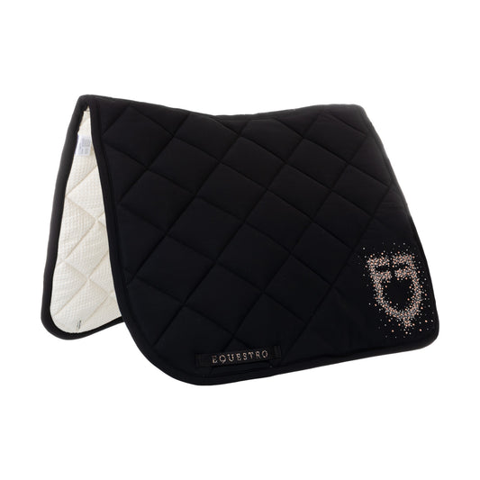 Sudadera de doma en tejido técnico con logo de strass Equestro