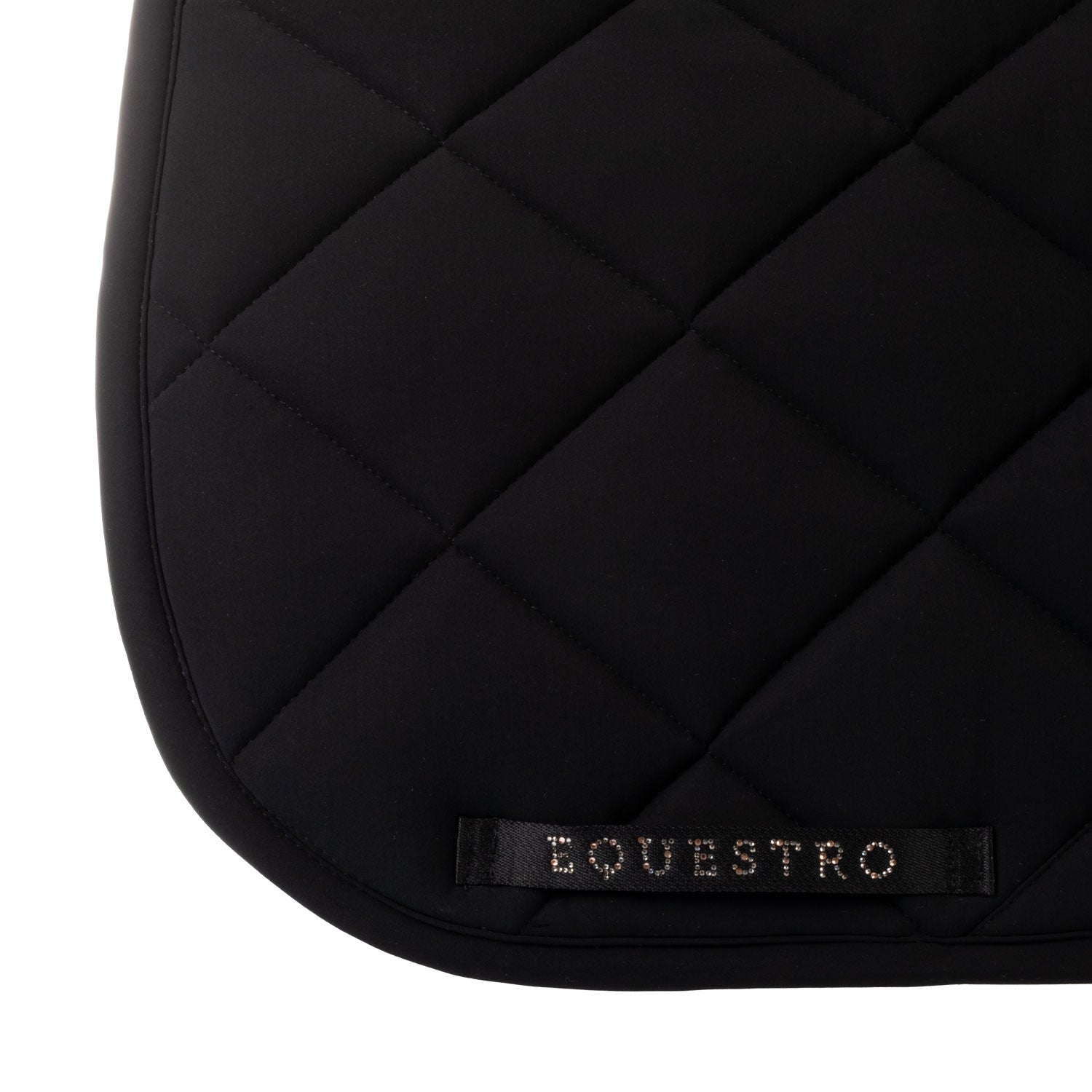 Sudadera de doma en tejido técnico con logo de strass Equestro - Negro