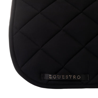 Sudadera de doma en tejido técnico con logo de strass Equestro - Negro
