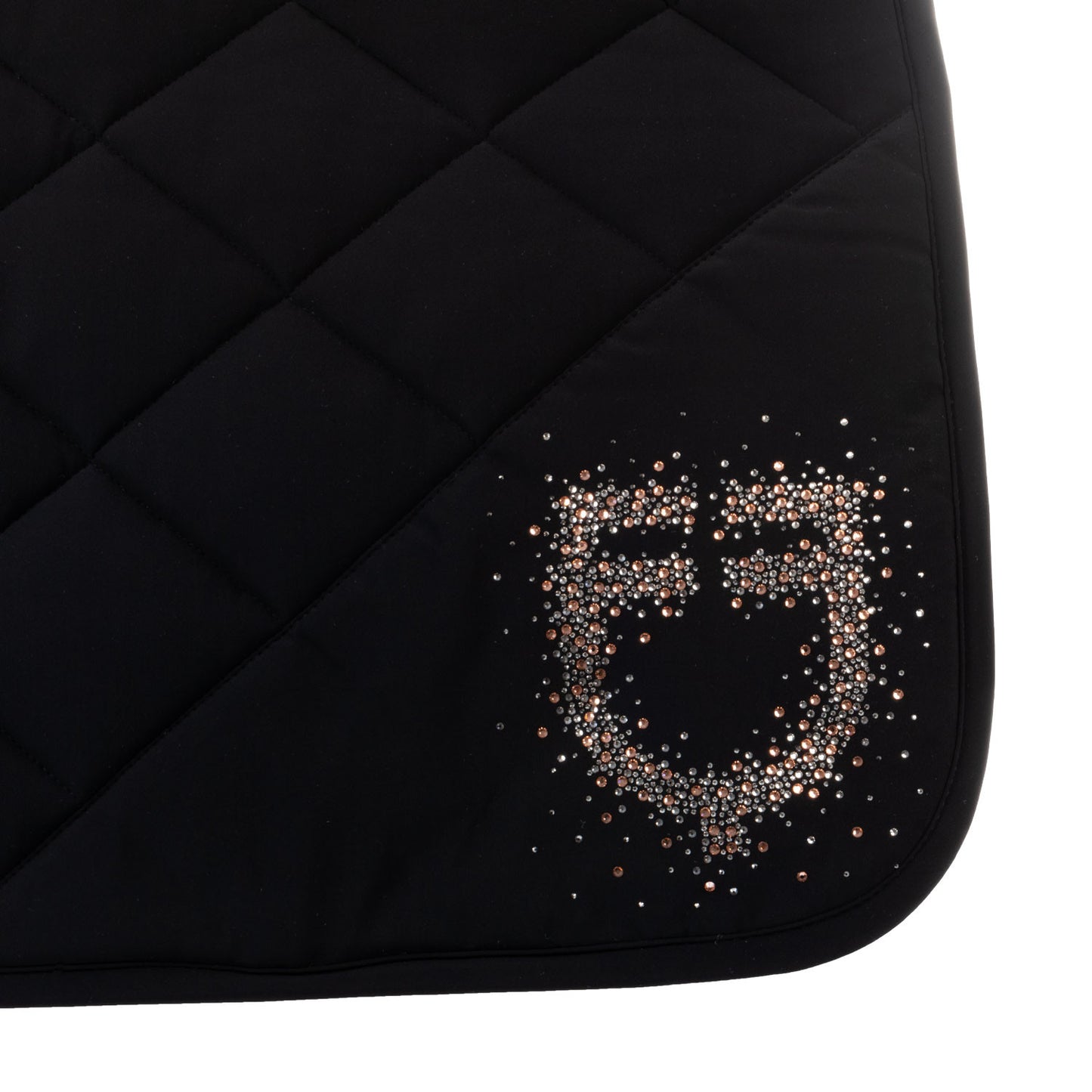Sudadera de doma en tejido técnico con logo de strass Equestro - Negro