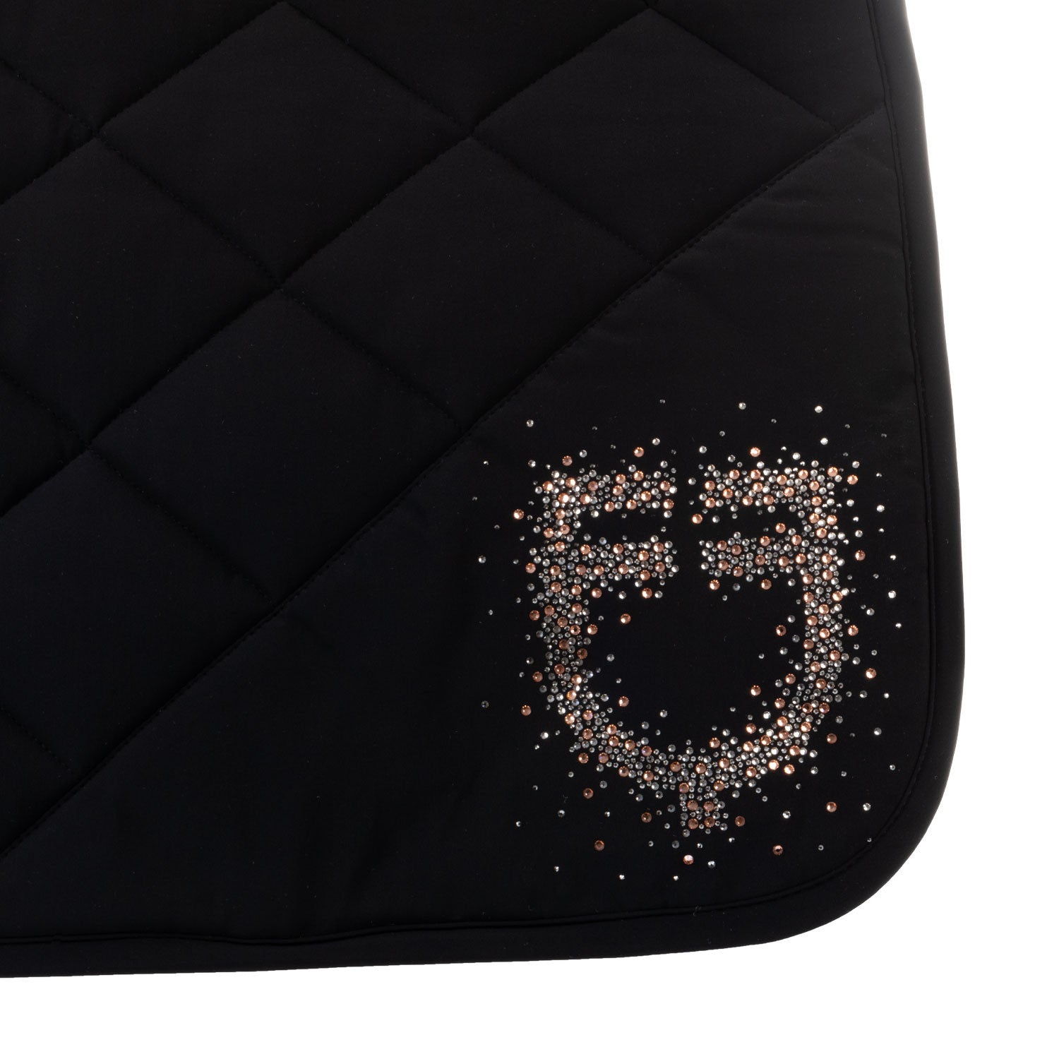 Sudadera de doma en tejido técnico con logo de strass Equestro - Negro