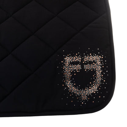 Sudadera de doma en tejido técnico con logo de strass Equestro - Negro
