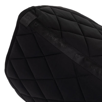 Sudadera de doma en tejido técnico con logo de strass Equestro - Black/Black