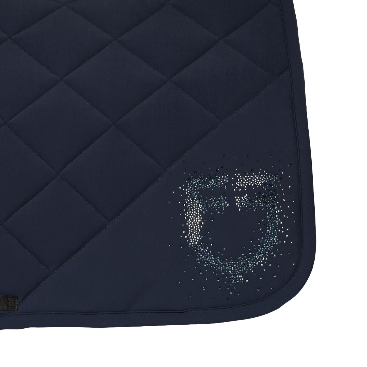 Sudadera de doma en tejido técnico con logo de strass Equestro - Navy Blazer (19-3923)/Navy Blazer