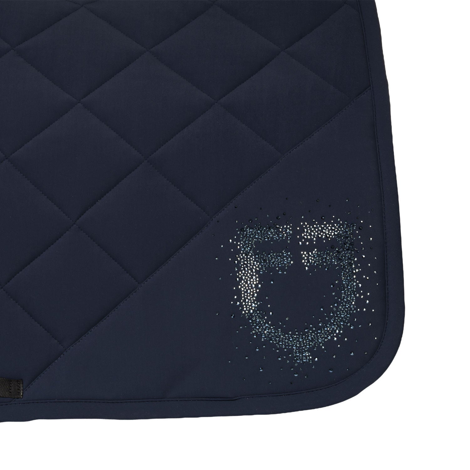 Sudadera de doma en tejido técnico con logo de strass Equestro - Navy Blazer (19-3923)/Navy Blazer
