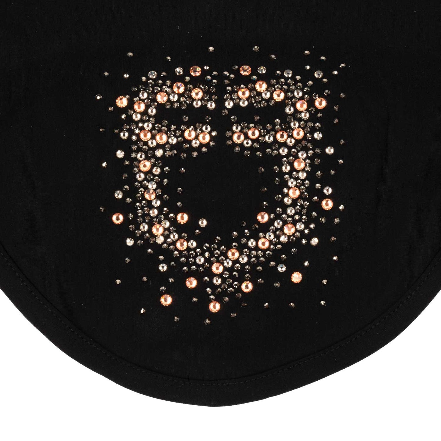 Gorro de tela técnica con logo brillante Equestro - Negro