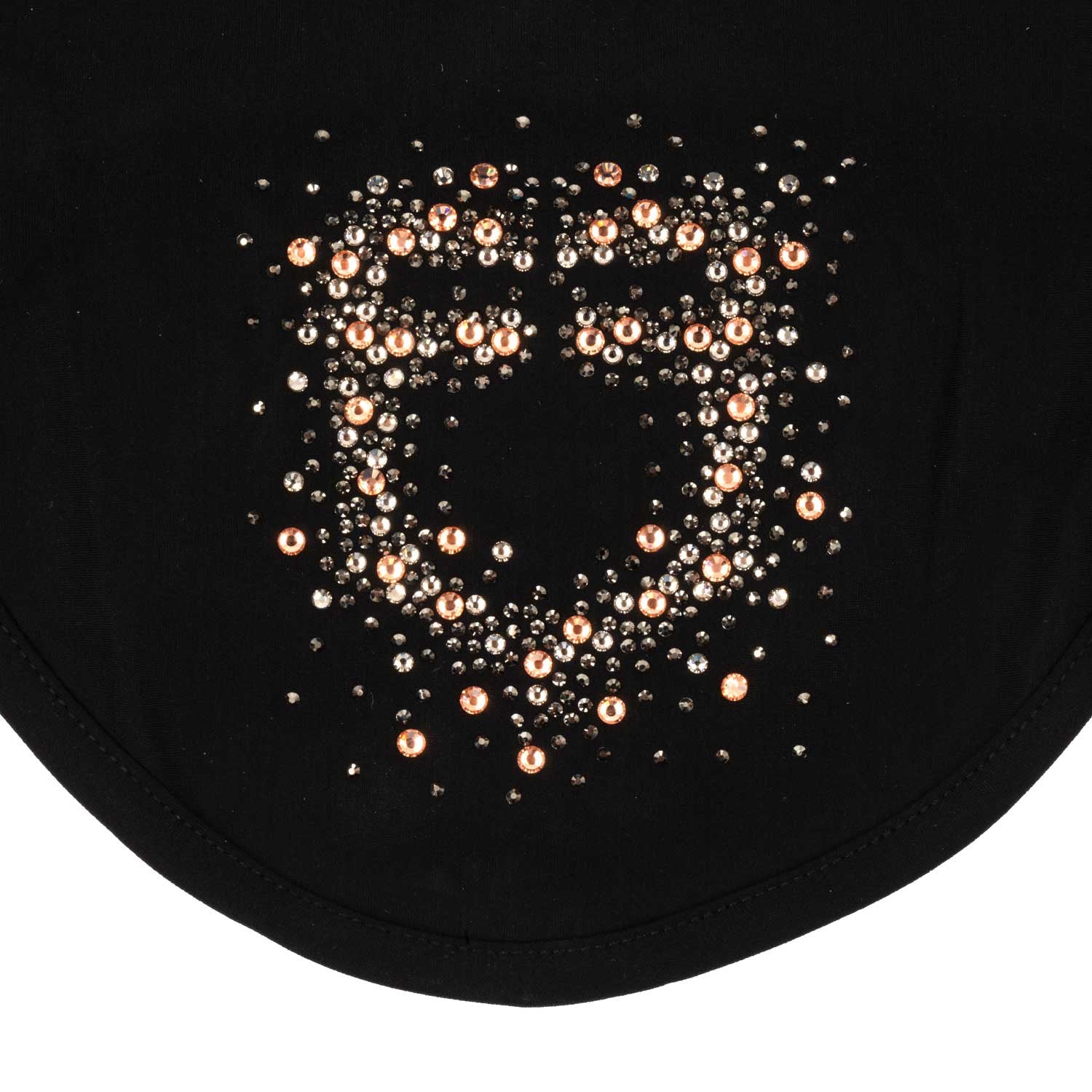 Gorro de tela técnica con logo brillante Equestro - Negro