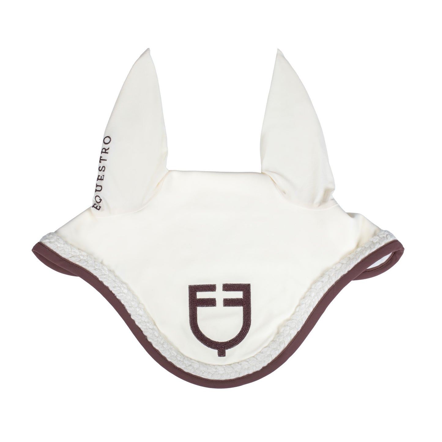velo para moscas con cordón trenzado Equestro - Antique White (11-0105)/Marron