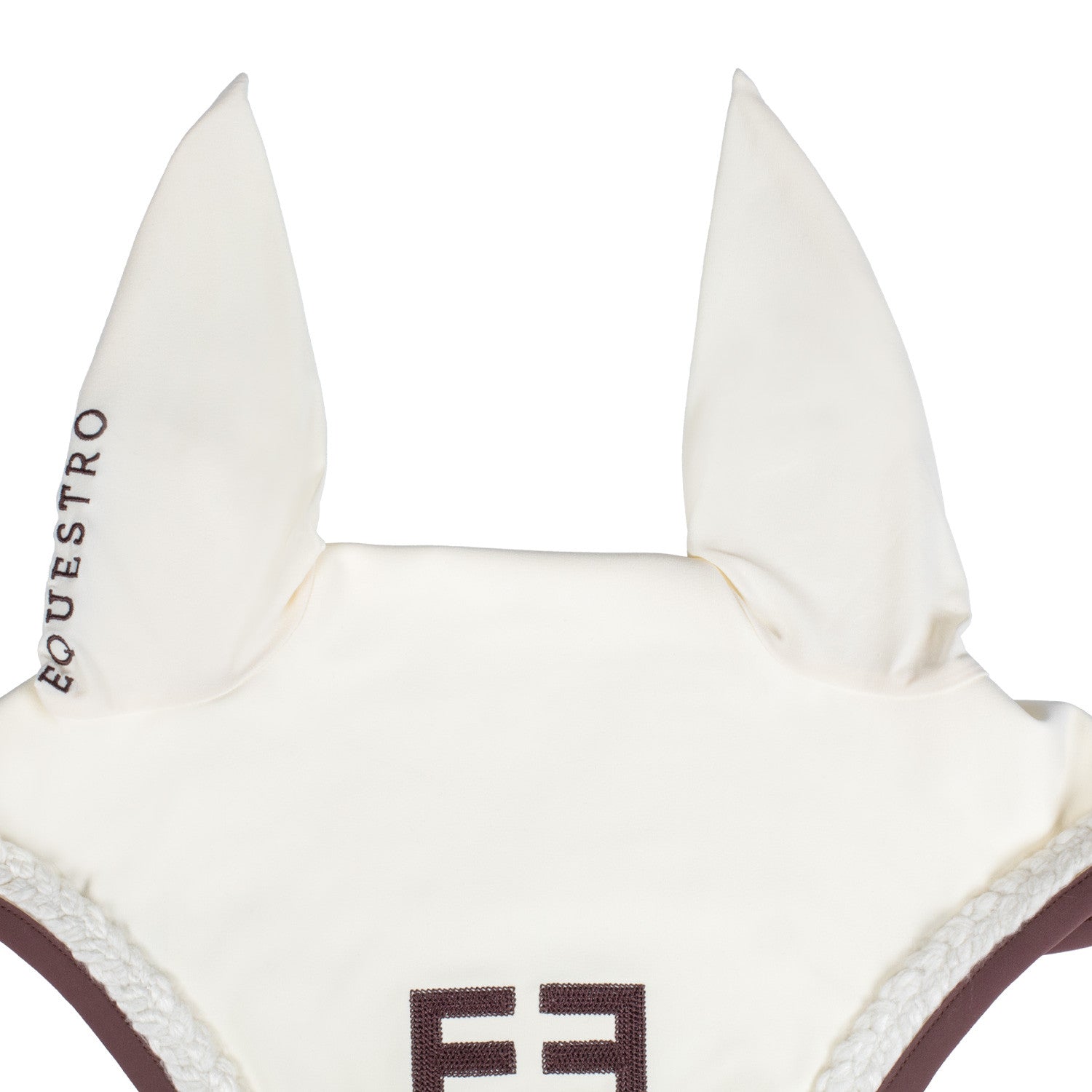 velo para moscas con cordón trenzado Equestro - Antique White (11-0105)/Marron