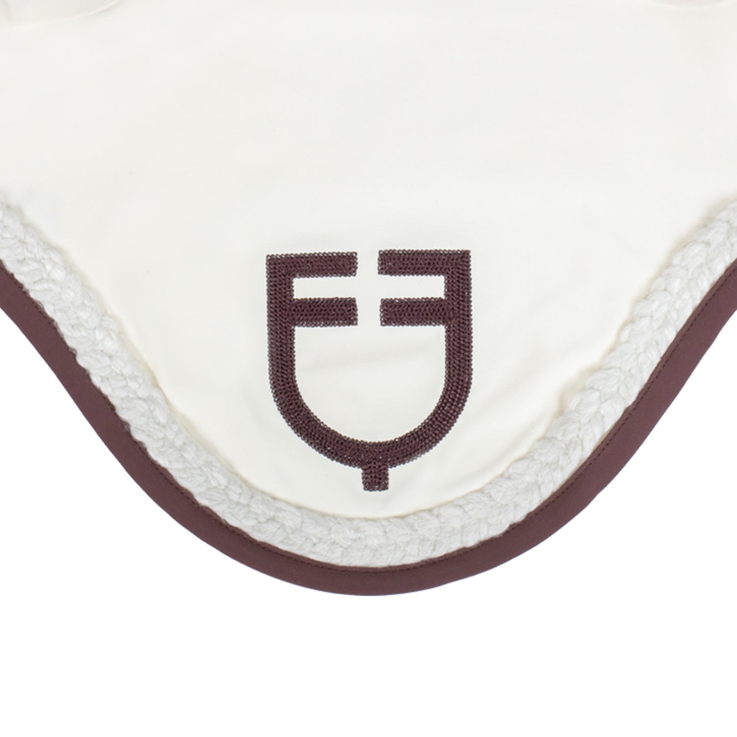 velo para moscas con cordón trenzado Equestro - Antique White (11-0105)/Marron