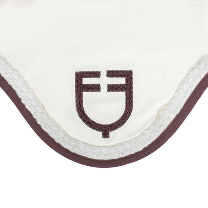 velo para moscas con cordón trenzado Equestro - Antique White (11-0105)/Marron