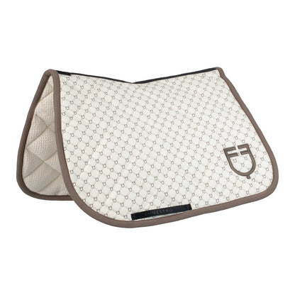 Almohadilla de montar con estampado de monograma de salto Equestro