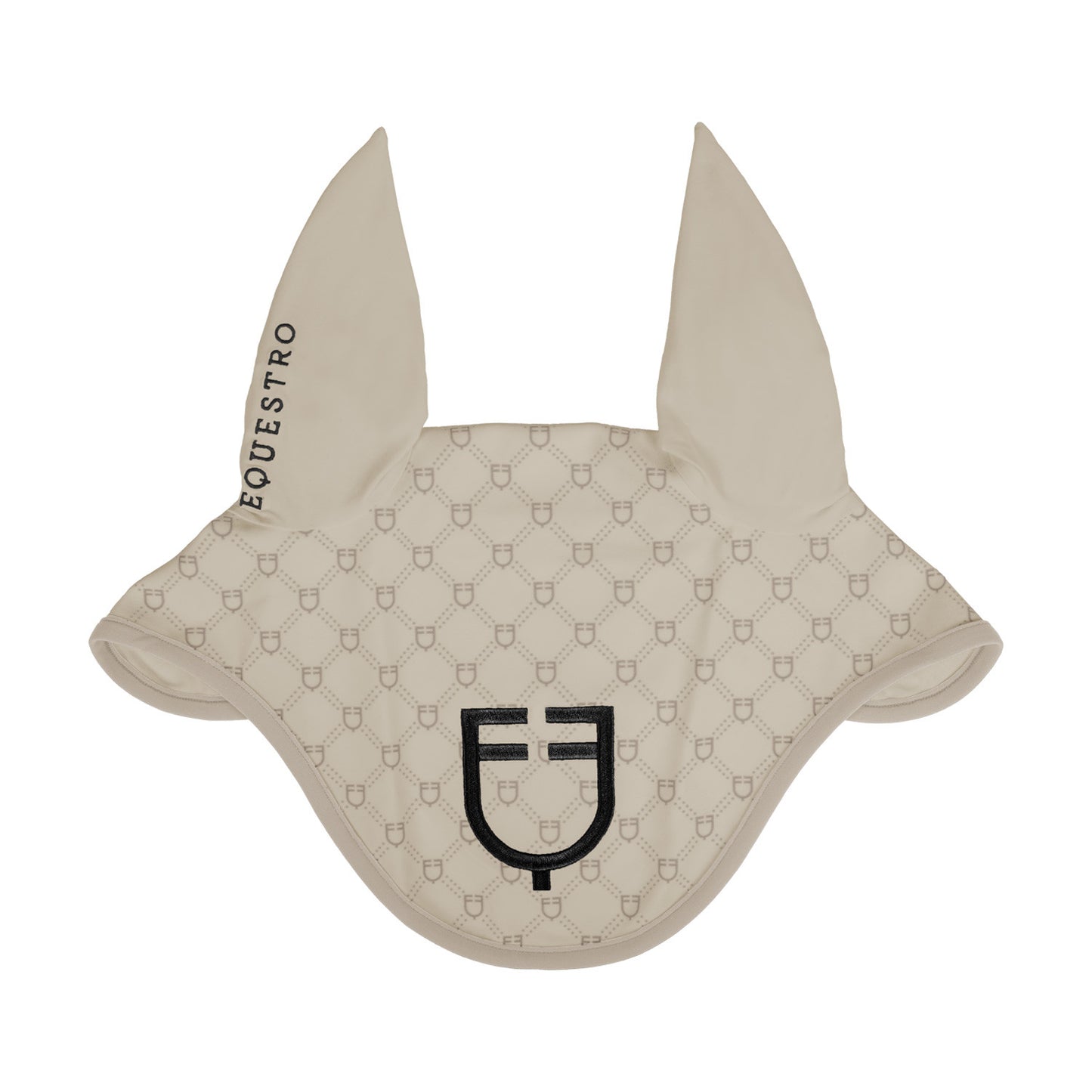 Velo antimoscas con estampado de monograma Equestro - Oxford Tan (15-1306)/Black