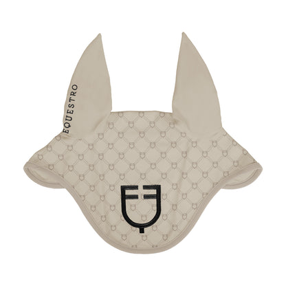 Velo antimoscas con estampado de monograma Equestro - Oxford Tan (15-1306)/Black